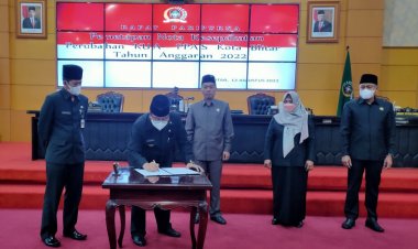 Wali Kota Blitar Tandatangani Nota Kesepakatan Perubahan KUA – PPAS