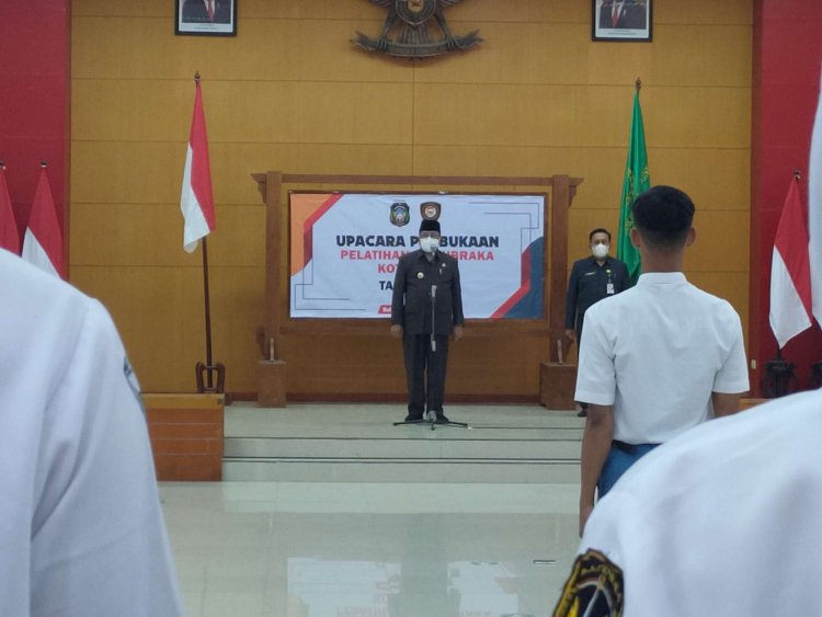 Wali Kota Blitar Pimpin Upacara Pembukaan Pelatihan Paskibraka
